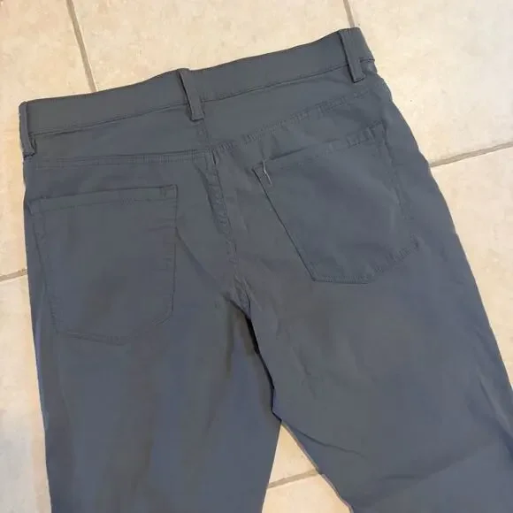 Copper & Oak Men’s Grey Performance Tech Pants 32x30 Casual Basic Everyday Pant - Picture 4 of 5
